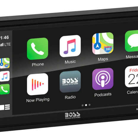 BOSS Audio MRCP9685A 6.75-Inch Apple CarPlay & Android Auto Marine Receiver - Hero BOSS Audio MRCP9685A 6.75-Inch Apple CarPlay & Android Auto Marine Receiver hero