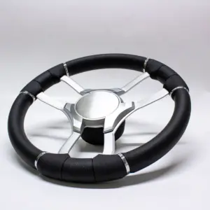 Pretech Maxflex Huntington 350 mm stainless-spoke marine steering wheel