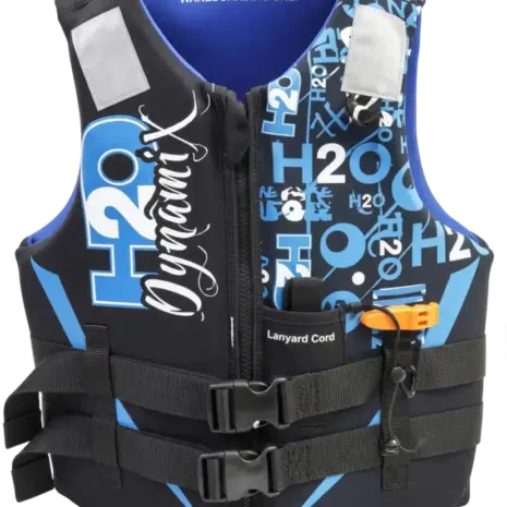 H2O Dynamix Neoprene PFD - Blue - Official Product Image H2O Dynamix Neoprene PFD - Blue product image