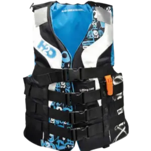H2O Dynamix 4-Buckle Nylon PFD - Blue product image