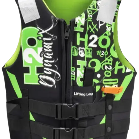 H2O Dynamix Neoprene PFD - Green - Official Product Image H2O Dynamix Neoprene PFD - Green product image