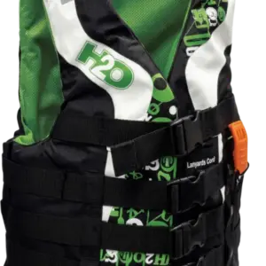 H2O Dynamix 4-Buckle Nylon PFD - Green product image