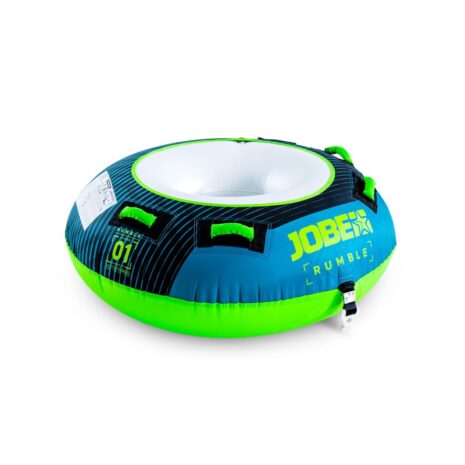 Jobe Rumble Towable 1P Teal 230123001 - Hero Jobe Rumble 1P teal towable tube 230123001