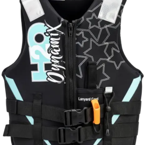 H2O Dynamix Women's Neoprene PFD - Turquoise - Official Product Image H2O Dynamix Women's Neoprene PFD - Turquoise product image