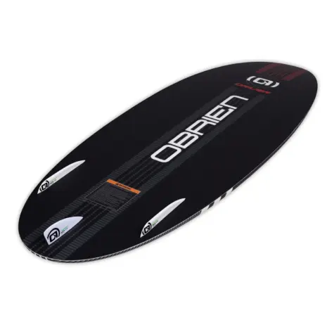 O’Brien 2026 Driver Wakesurf Board – Detail 2 O’Brien Driver wakesurf board base and rail detail