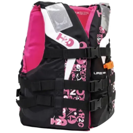 H2O Dynamix Women's 4-Buckle Nylon PFD - Pink - Official Product Image H2O Dynamix Women's 4-Buckle Nylon PFD - Pink product image