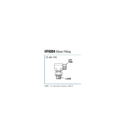 SeaStar HF6004 -5 ORB 90-Degree Elbow Fitting Kit - 2 Pack SeaStar HF6004 -5 ORB 90-Degree Elbow Fitting Kit - 2 Pack