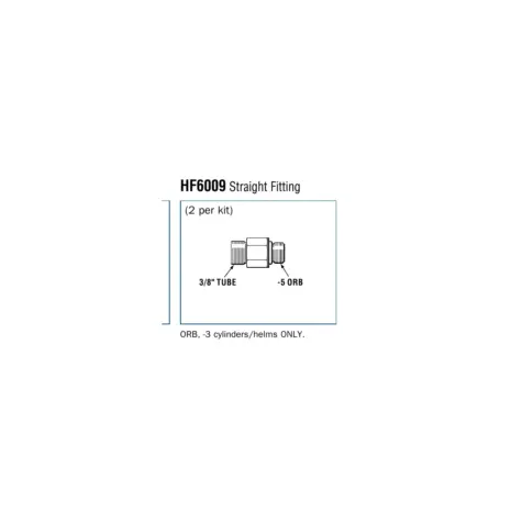 SeaStar HF6009 -5 ORB Straight Fitting Kit - 2 Pack SeaStar HF6009 -5 ORB Straight Fitting Kit - 2 Pack