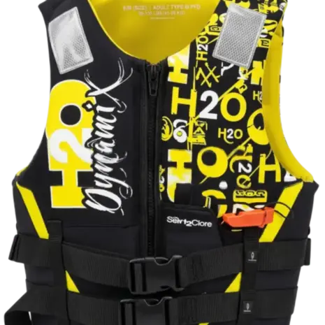 H2O Dynamix Neoprene PFD - Yellow - Official Product Image H2O Dynamix Neoprene PFD - Yellow product image