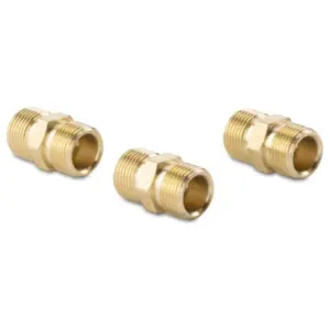 SeaStar 3/8-inch Tube Union Coupling Fittings – Pack of 3