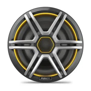 Fusion Apollo Subwoofer, 10" LED Marine Subwoofer with Sports Grey Grille - AP-SL10SPG Fusion Apollo 10” LED marine subwoofer with sports gray grille