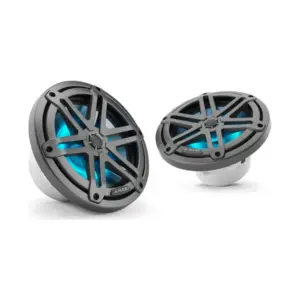 JL Audio M3 Marine Speakers, 7.7" with LED and Grey sport grille - M3-770X-S-Gm-i