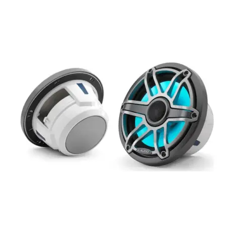 JL Audio M6 Marine Speakers, 7.7" with LED and Titanium sport grille - M6-770X-S-GmTi-i JL Audio M6 Marine Speakers, 7.7" with LED and Titanium sport grille - M6-770X-S-GmTi-i