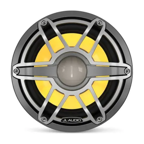 JL Audio M6 Marine Subwoofer, 10" with LED and Titanium Sport Grille - M6-10IB-S-GmTi-i-4 JL Audio M6 Marine Subwoofer, 10" with LED and Titanium Sport Grille - M6-10IB-S-GmTi-i-4