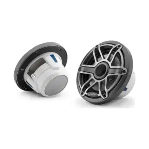 JL Audio M6 Marine Speakers, 6.5" with Titanium sport grille - M6-650X-S-GmTi