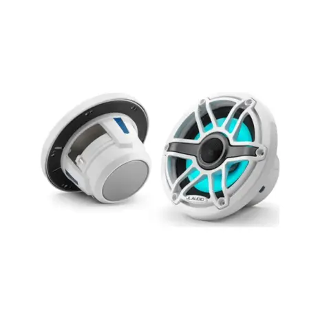 JL Audio M6 Marine Speakers, 6.5" with LED and White sport grille - M6-650X-S-GwGw-i JL Audio M6 Marine Speakers, 6.5" with LED and White sport grille - M6-650X-S-GwGw-i