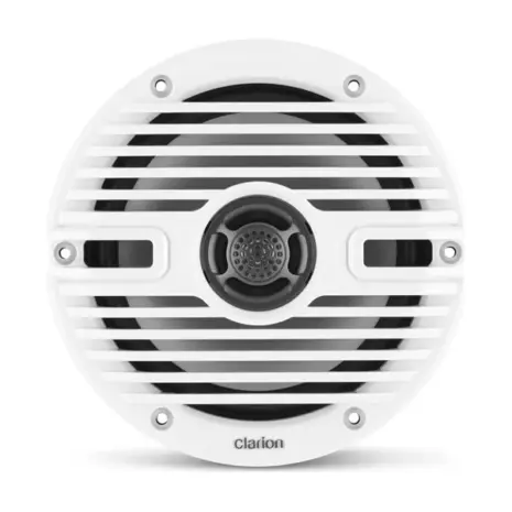 Clarion Marine CMS Speakers, 6.5" with White and Black Classic Grille (CMS-651-CWB) Clarion Marine CMS Speakers, 6.5" with White and Black Classic Grille (CMS-651-CWB)