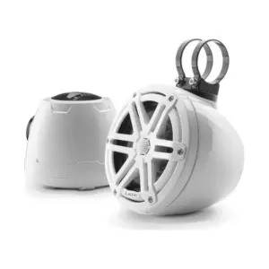 JL Audio VeX Enclosed System, M3 6.5” with White Sport Grille (M3-650VEX-Gw-S-Gw)