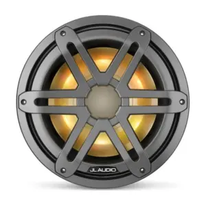 JL Audio M3 Marine Subwoofer, 10" with LED and Grey Sport Grille - M3-10IB-S-Gm-i-4