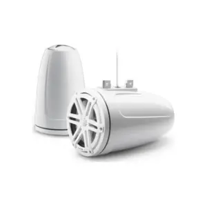 JL Audio M3 Enclosed Tower Speakers, 7.7" with White sport grille - M3-770ETXv3-Gw-S-Gw