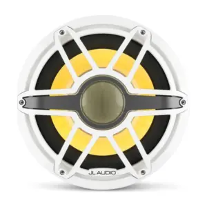 JL Audio M7 Marine Subwoofer, 12" with LED and White Sport Grille - M7-12IB-S-GwGw-i-4
