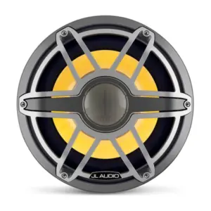 JL Audio M7 Marine Subwoofer, 12" with LED and Titanium Sport Grille - M7-12IB-S-GmTi-i-4