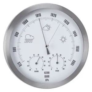 ANVI 29.0367 Stainless Steel 3-in-1 Barometer