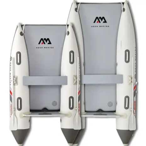 Aqua Marina AIRCAT - overhead comparison of two catamaran sizes Aqua Marina AIRCAT - overhead comparison of two catamaran sizes
