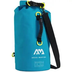 Aqua Marina aqua 40L dry bag - aqua bag with rolled top handle shoulder strap and yellow rings