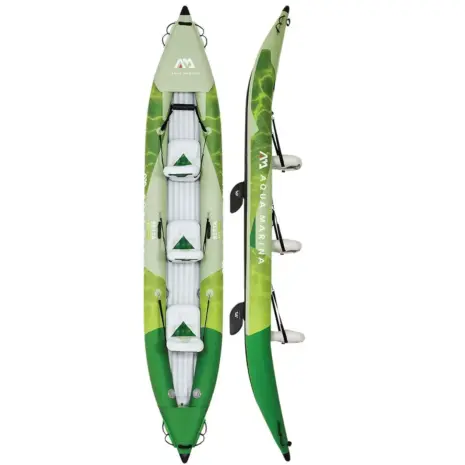 Aqua Marina Betta 475 - top and side views of the kayak and seats Aqua Marina Betta 475 - top and side views of the kayak and seats