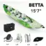 Aqua Marina Betta 475 - kayak with bag, pump, seats, paddles and fins