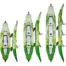 Aqua Marina BETTA - comparison image showing three kayak sizes