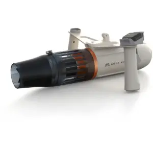 Aqua Marina BlueDrive X - angled view of the propulsion unit and handle