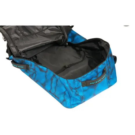 Aqua Marina Blueberry Bag - open bag showing the internal compartment Aqua Marina Blueberry Bag - open bag showing the internal compartment