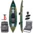 Aqua Marina CALIBER - kayak views with seat, pump, bag, fins and rod holder