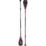 Aqua Marina CARBON PRO SUP paddle - assembled paddle showing both blade faces