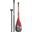 Aqua Marina CARBON PRO SUP paddle - three paddle sections arranged separately