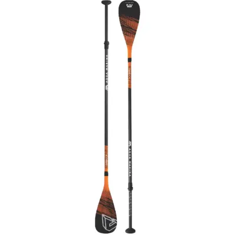 Aqua Marina CARBON X - front and back views of the assembled paddle Aqua Marina CARBON X - front and back views of the assembled paddle