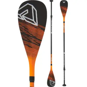 Aqua Marina CARBON X - assembled paddle views with close-up of the blade