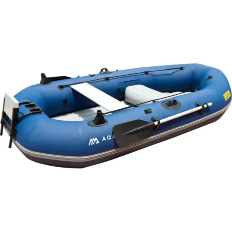 Aqua Marina CLASSIC - angled view of the blue inflatable boat Aqua Marina CLASSIC - angled view of the blue inflatable boat