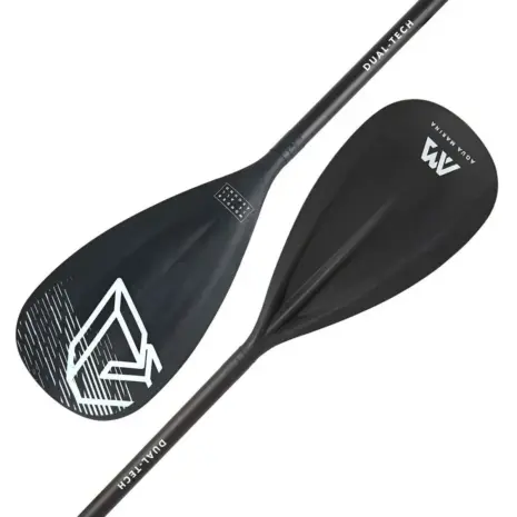 Aqua Marina DUAL-TECH paddle - close-up of the paddle blades Aqua Marina DUAL-TECH paddle - close-up of the paddle blades
