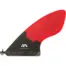 Aqua Marina fiberglass racing fin - red and black fin on a white background