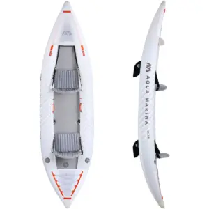 Aqua Marina HALVE - top and side views of the two-seat kayak