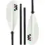Aqua Marina KP-1 kayak paddle - four paddle sections with white blades and black shafts