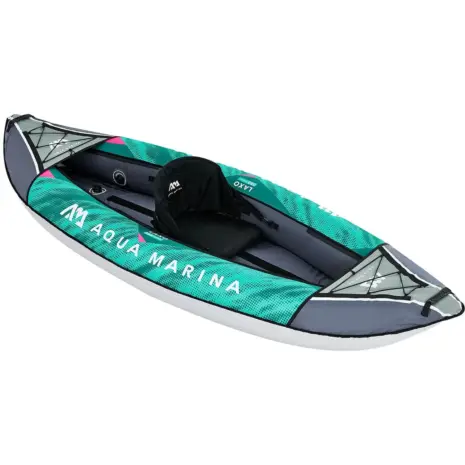 Aqua Marina Laxo 285 - angled view of the kayak and seat Aqua Marina Laxo 285 - angled view of the kayak and seat