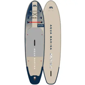 Aqua Marina MAGMA - top and underside views of the board