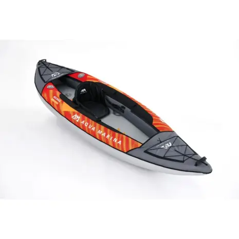 Aqua Marina MEMBA 330 kayak - angled view of the single-seat kayak Aqua Marina MEMBA 330 kayak - angled view of the single-seat kayak
