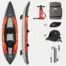 Aqua Marina MEMBA 390 - kayak views with pump, bag, seats, fins and paddles