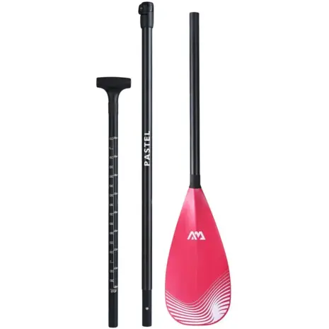 Aqua Marina PASTEL pink paddle - three paddle sections with pink blade Aqua Marina PASTEL pink paddle - three paddle sections with pink blade