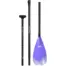 Aqua Marina PASTEL purple paddle - three paddle sections with purple blade